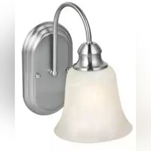 Design House 519447 Ridgeway 1-Light Wall Sconce, Satin Nickel